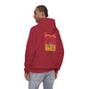 Kansas Fans Never Waver W-Leopard Football Unisex Heavy Blend™ Hooded Sweatshirt