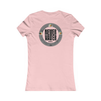 Never Waver Drinks Well With Others Women's Favorite Tee
