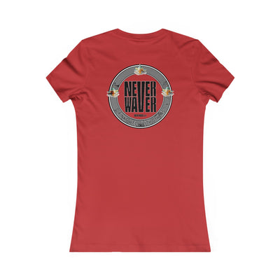 Never Waver Drinks Well With Others Women's Favorite Tee