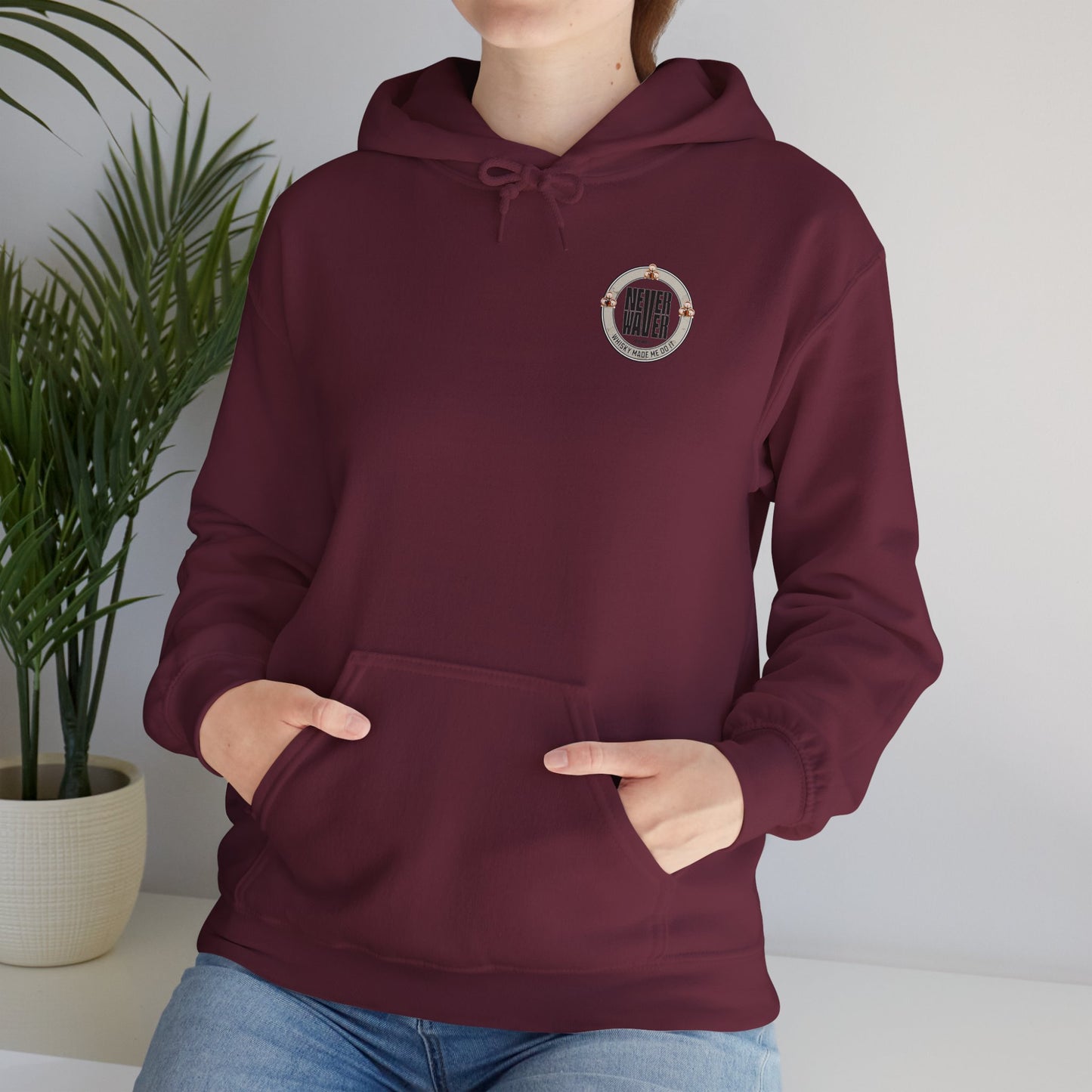 "Never Waver - Whiskey Made me do it?" Eco-Friendly Unisex Hoodie
