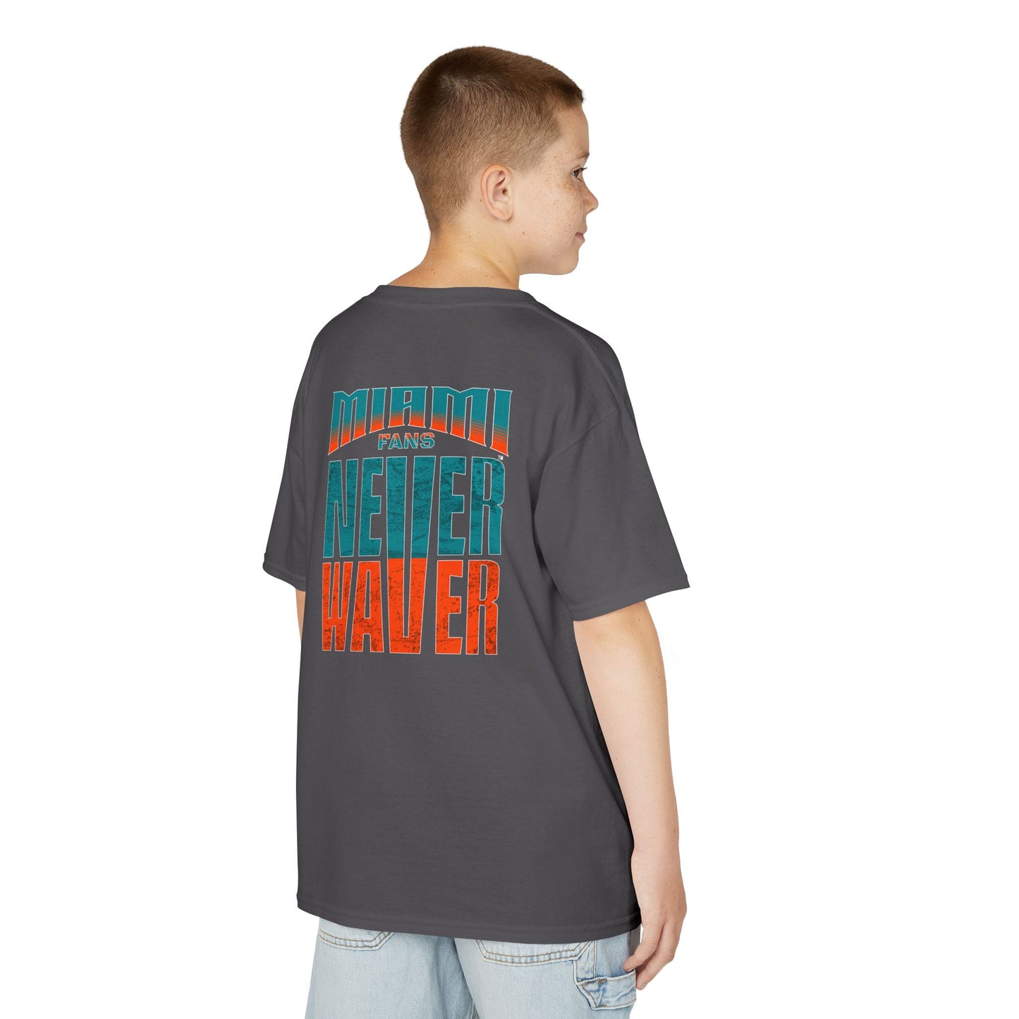 Miami Fans Never Waver Kids Heavy Cotton™ Tee