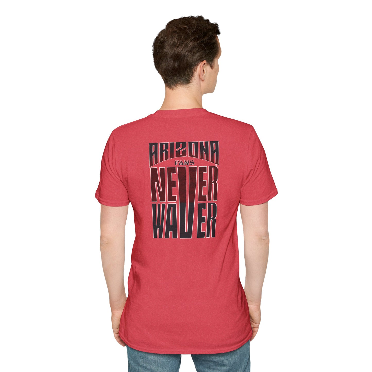 Arizona Fans Never Waver Unisex Softstyle T-Shirt