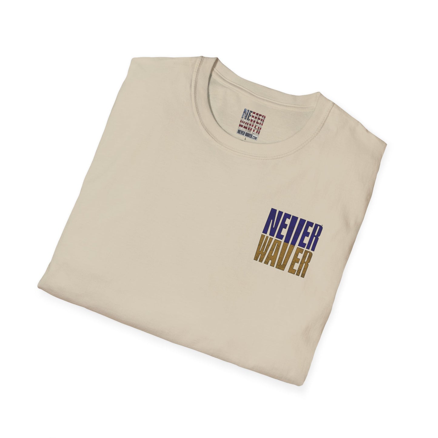 Baltimore Fans Never Waver Unisex Softstyle T-Shirt