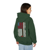 "Never Waver Golf American Flag" Hoodie for Young Golfers
