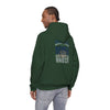 Seattle Fans Never Waver W-Leopard Football Unisex Heavy Blend™ Hooded Sweatshirt