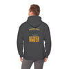 Green Bay Fans Never Waver Hoodie w Leopard Football - Unisex Heavy Blend Sweatshirt