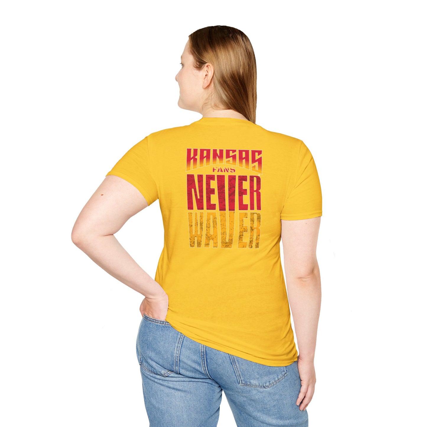 Kansas Fans Never Waver T-Shirt