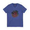 Unisex V-Neck Tee - Never Waver Be Red White & A little Bougie T-Shirt