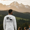 Never Waver Best Buckin' Dad Ever Design Unisex Long Sleeve Pocket T-Shirt -
