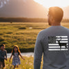 Never Waver Best Buckin' Dad Ever Design Unisex Long Sleeve Pocket T-Shirt -