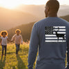 Never Waver Best Buckin' Dad Ever Design Unisex Long Sleeve Pocket T-Shirt -