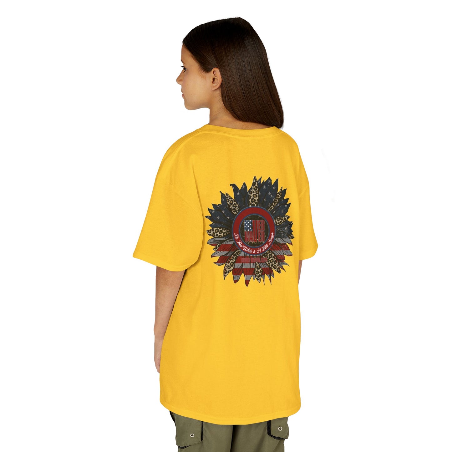 Kids Heavy Cotton™ Never Waver  Be Red White and- A Little Bougie Stylish, Comfortable Everyday Wear