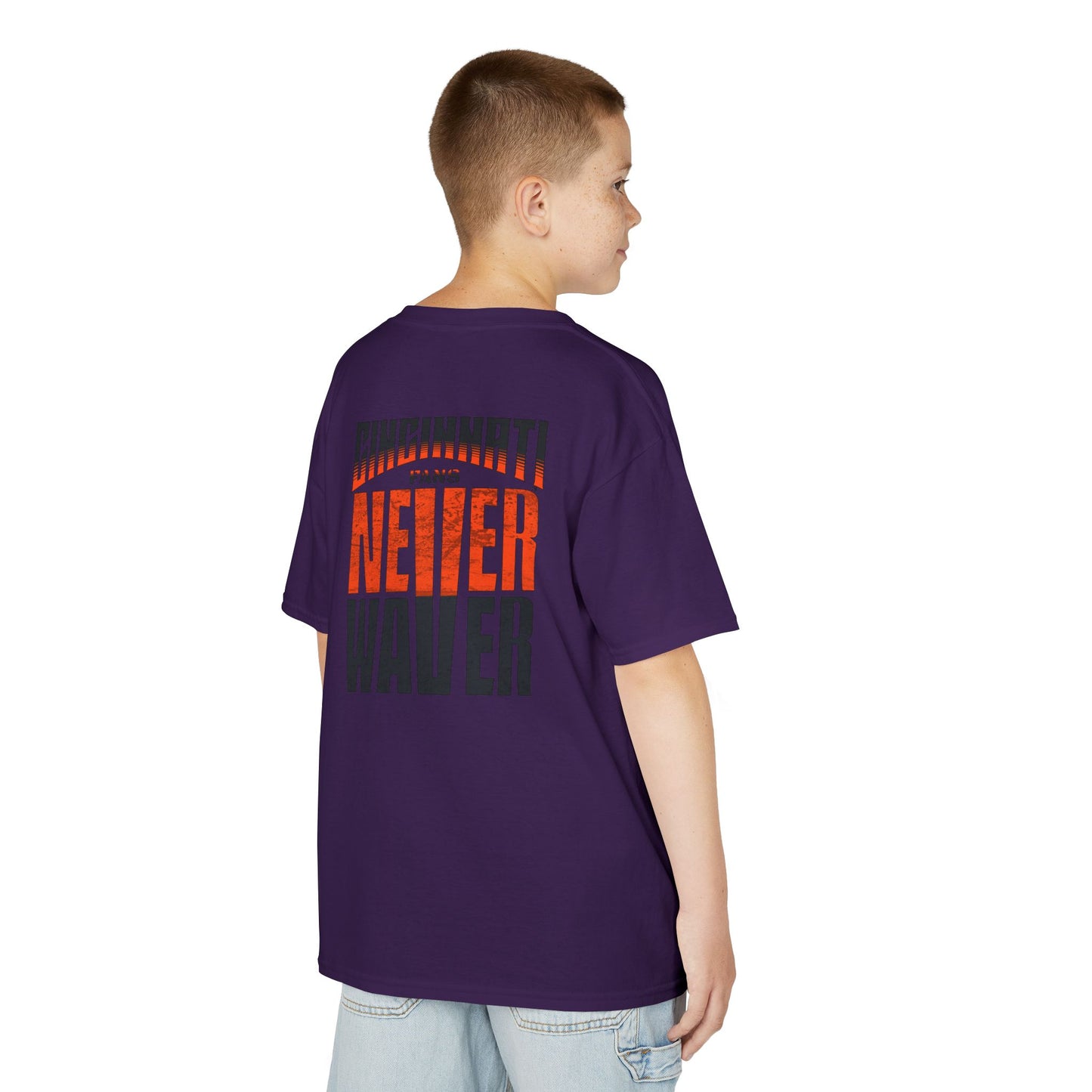 Cincinnati Fans Never Waver Kids Heavy Cotton™ Tee