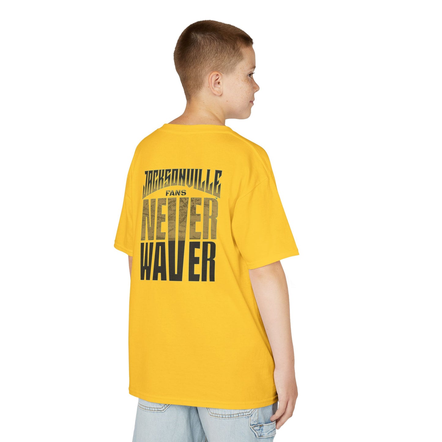 Jacksonville Fans Never Waver Kids Heavy Cotton™ Tee