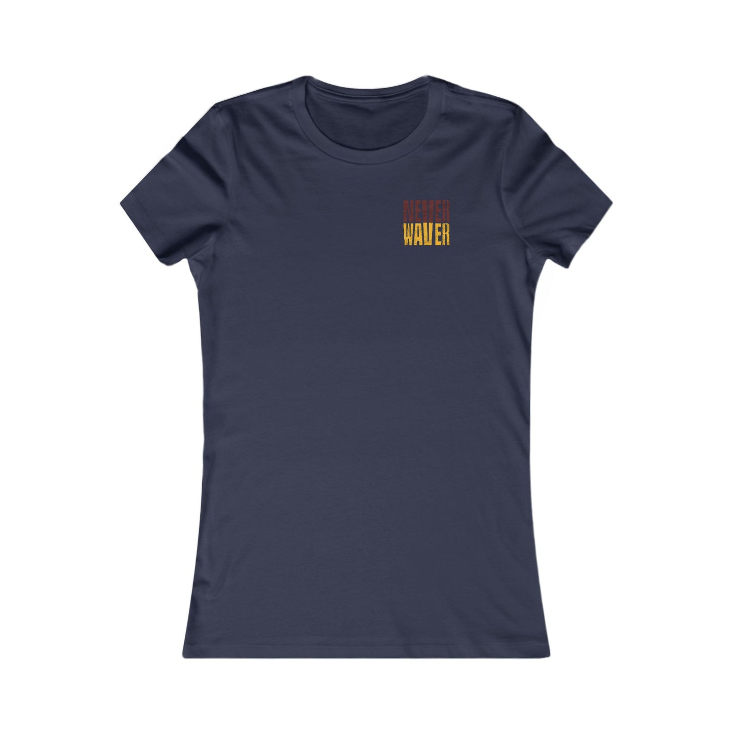Washington Fans Never Waver W-Leopard Football Women's Favorite Tee