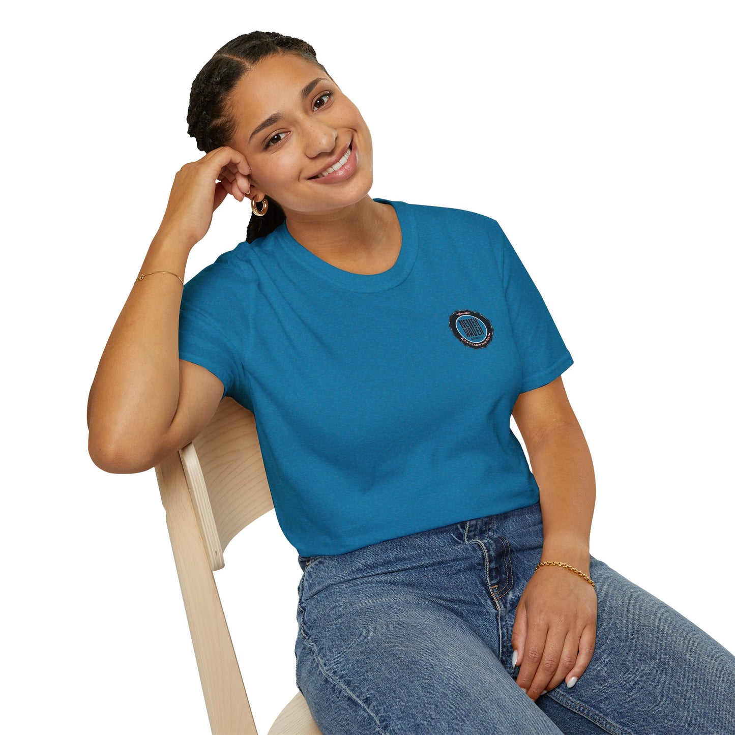 NEVER WAVER KICK FEAR IN THE TEETH Unisex Softstyle T-Shirt