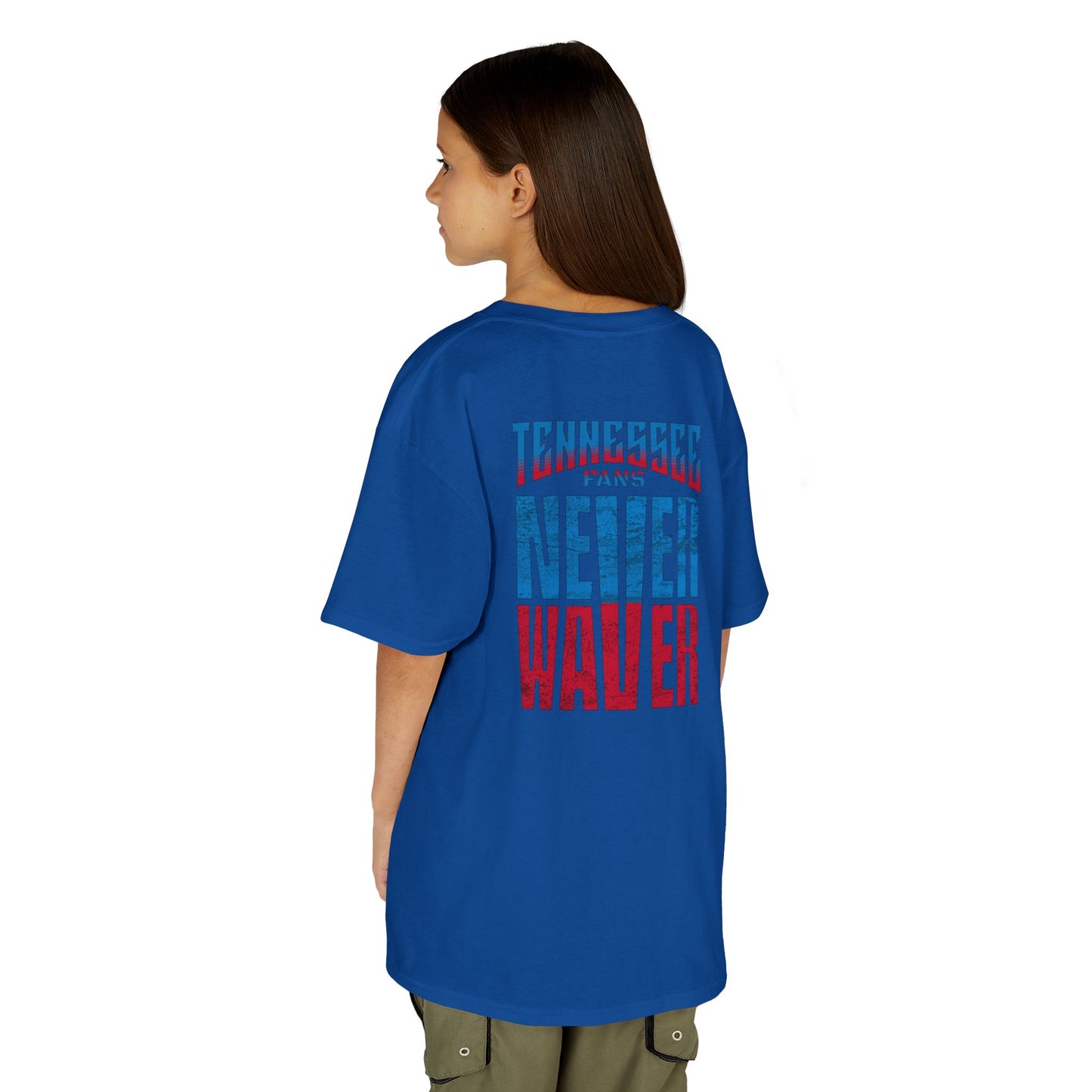 Tennessee Fans Never Waver Kids Heavy Cotton™ Tee