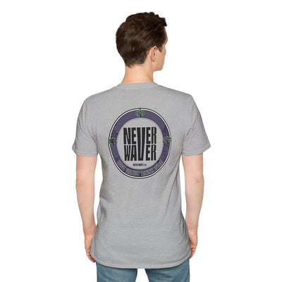 Never Waver Save Water Drink Wine Unisex Soft style T-Shirt