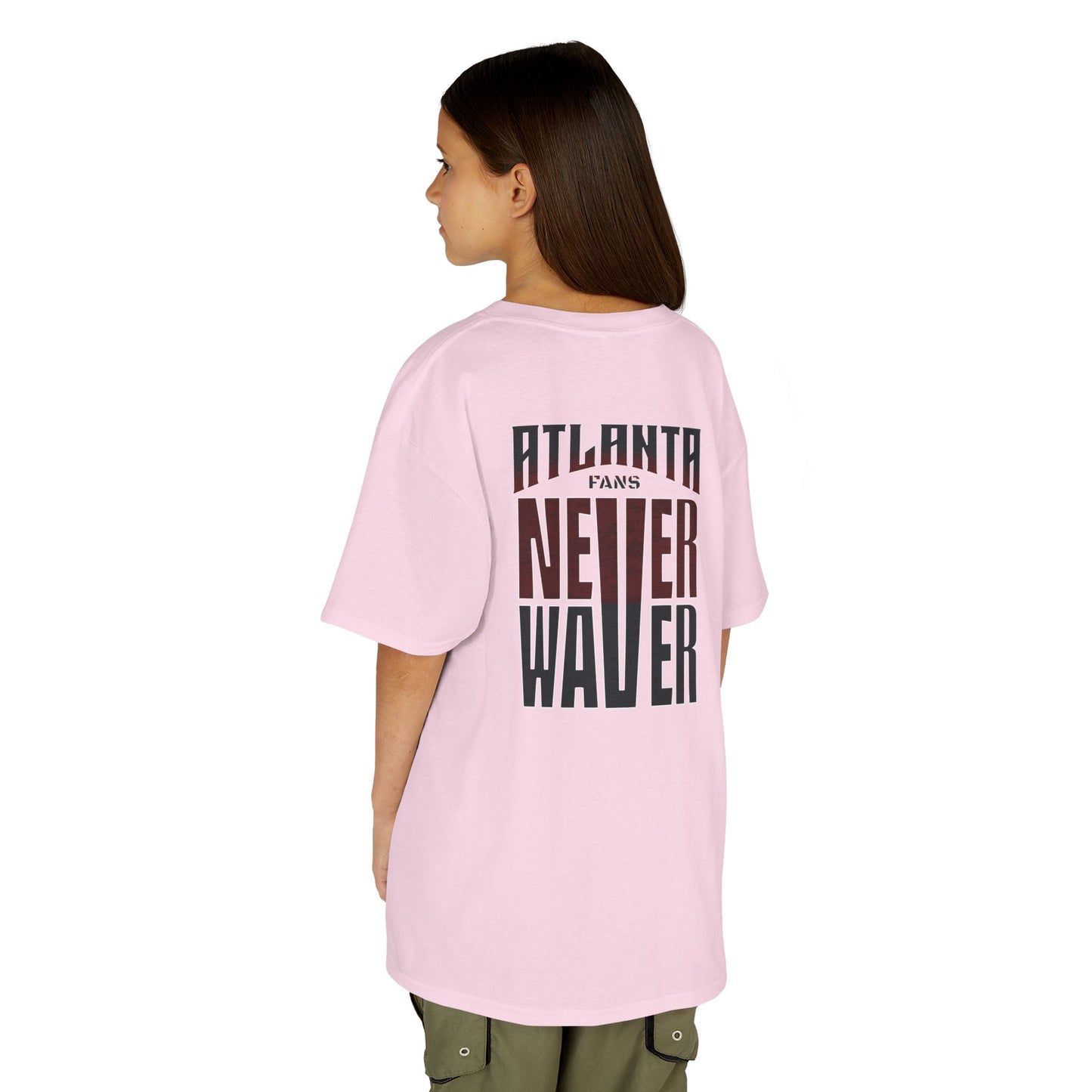 Atlanta Fans Never Waver Kids Heavy Cotton™ Tee