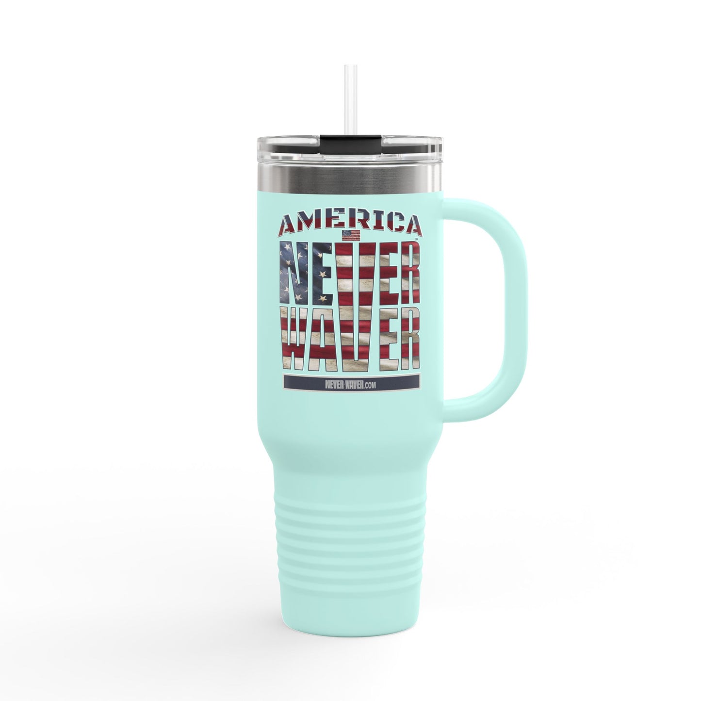 America Never Waver 40oz Insulated Travel Mug