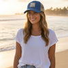 Never Waver Women's Washed Mesh-Back Cap