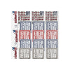 Never Waver Temporary Tattoos — Patriotic Red & Blue Political Statement Tattoos