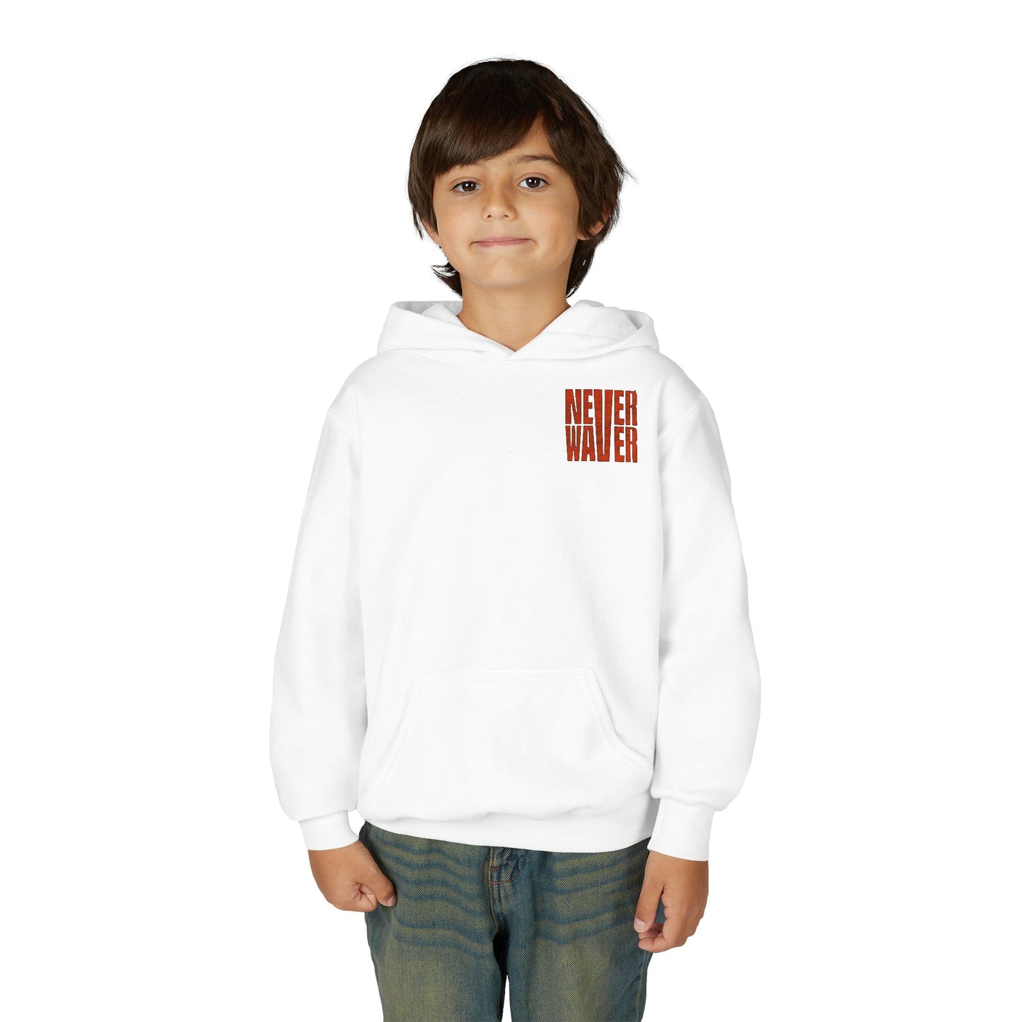 Cleveland Fans Never Waver Youth Heavy Blend Hooded Sweatshirt