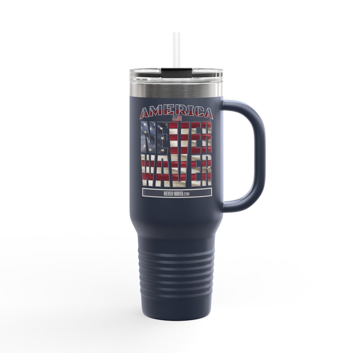 America Never Waver 40oz Insulated Travel Mug