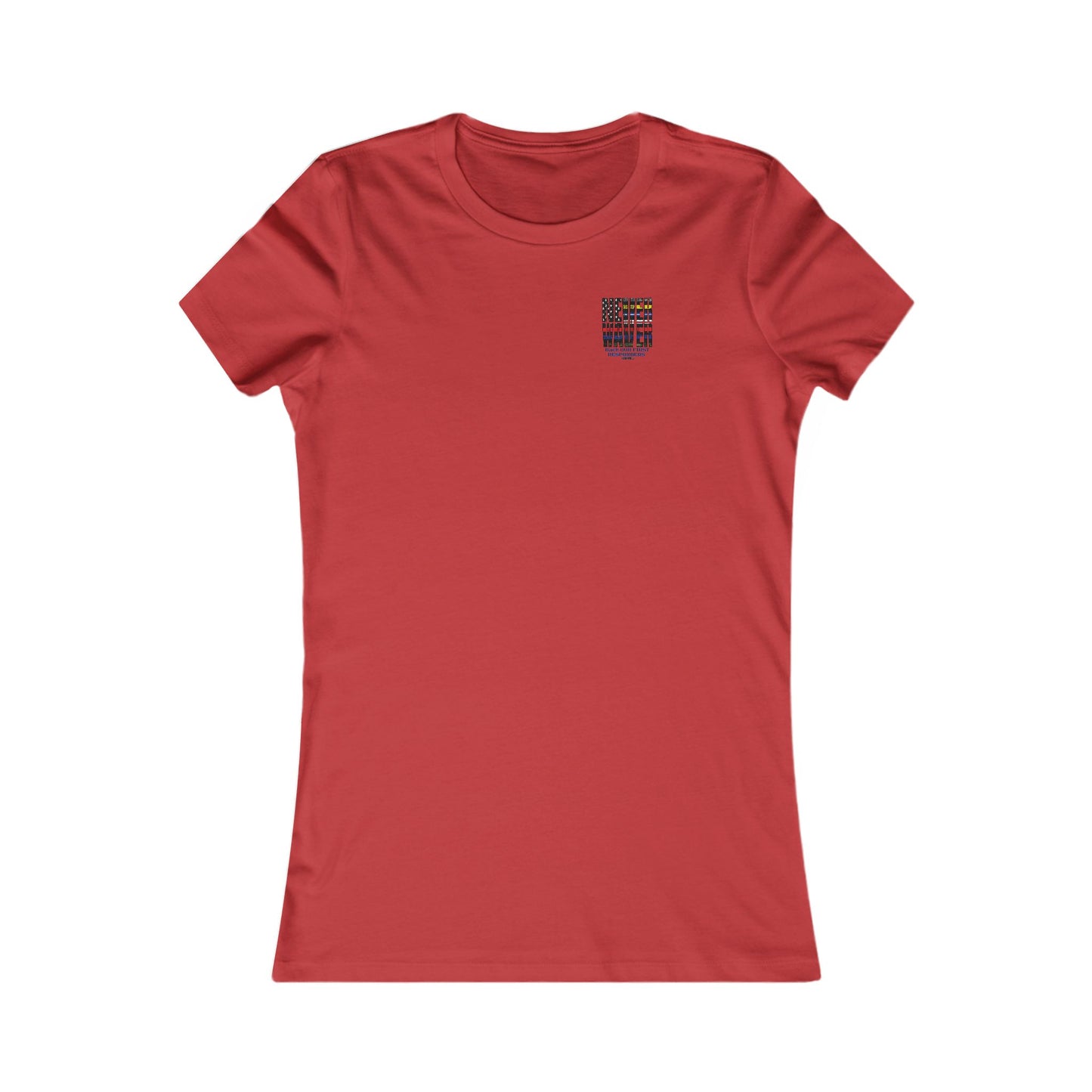 Never Waver Back Our First Responders Women's T-Shirt