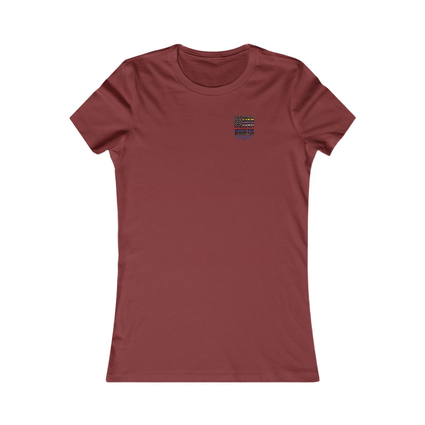 Never Waver Back Our First Responders Women's T-Shirt