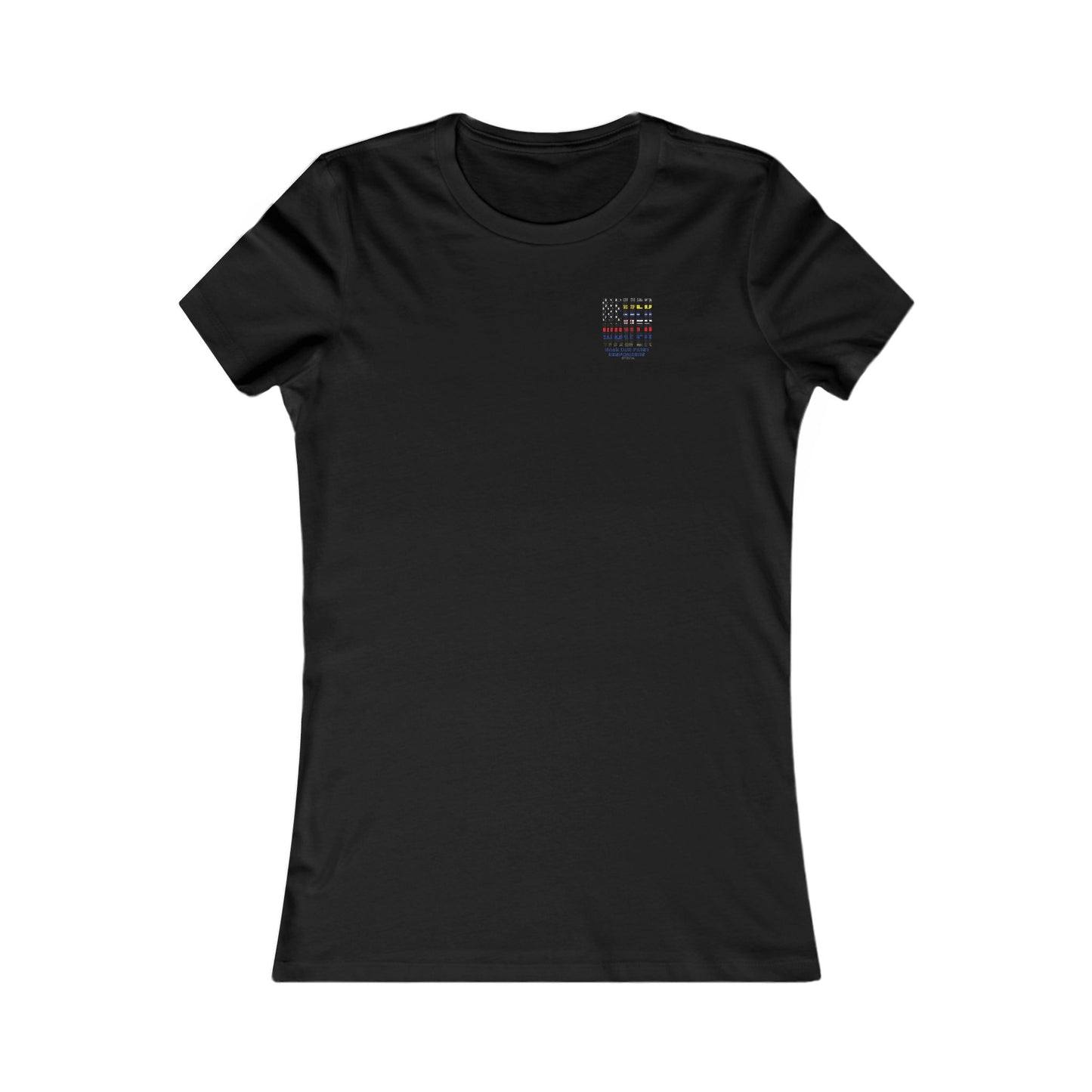 Never Waver Back Our First Responders Women's T-Shirt