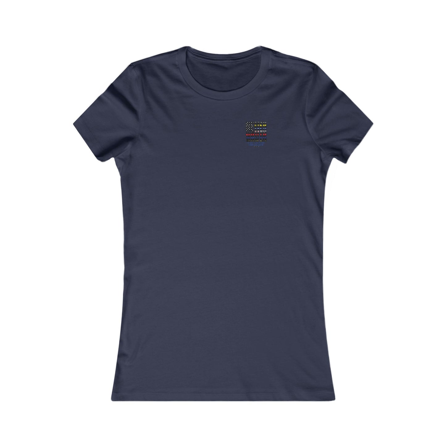 Never Waver Back Our First Responders Women's T-Shirt