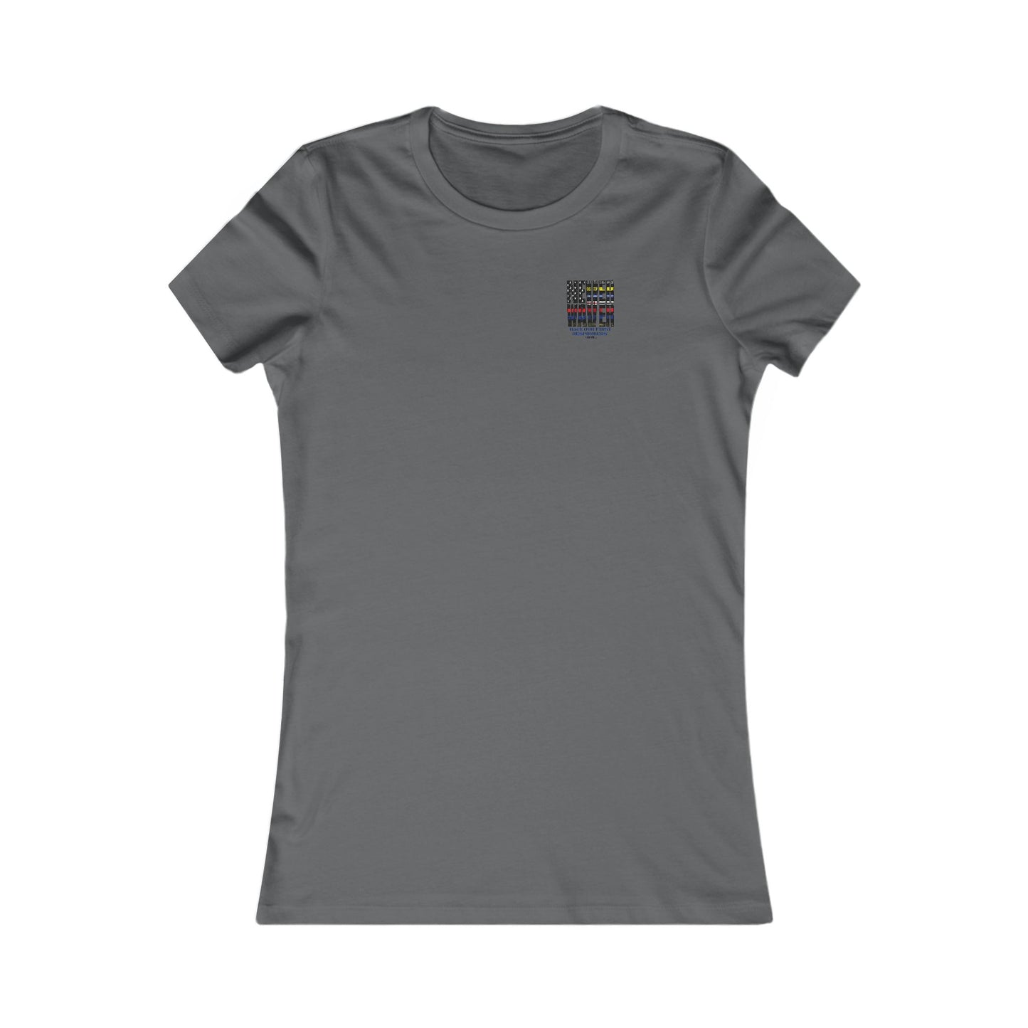 Never Waver Back Our First Responders Women's T-Shirt