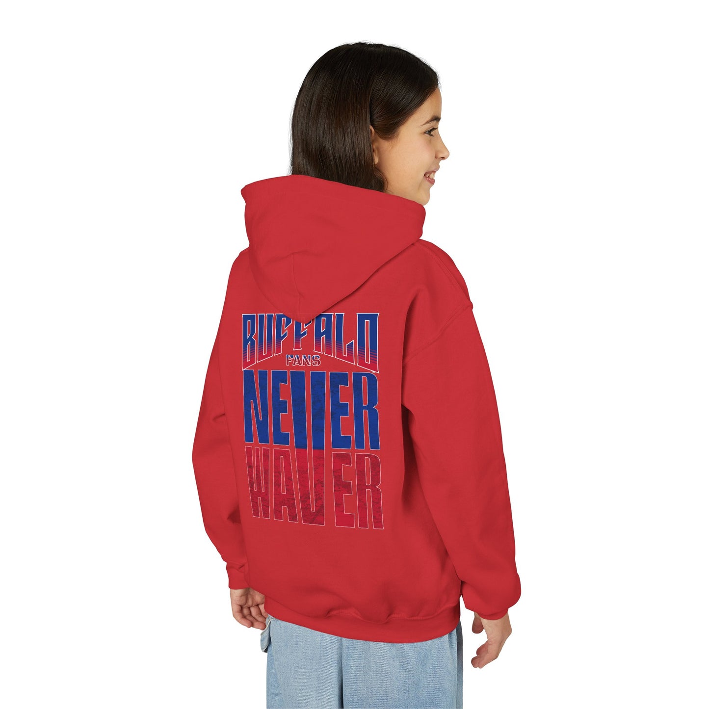 Buffalo Fans Never Waver Youth Sweatshirt / Hoodie