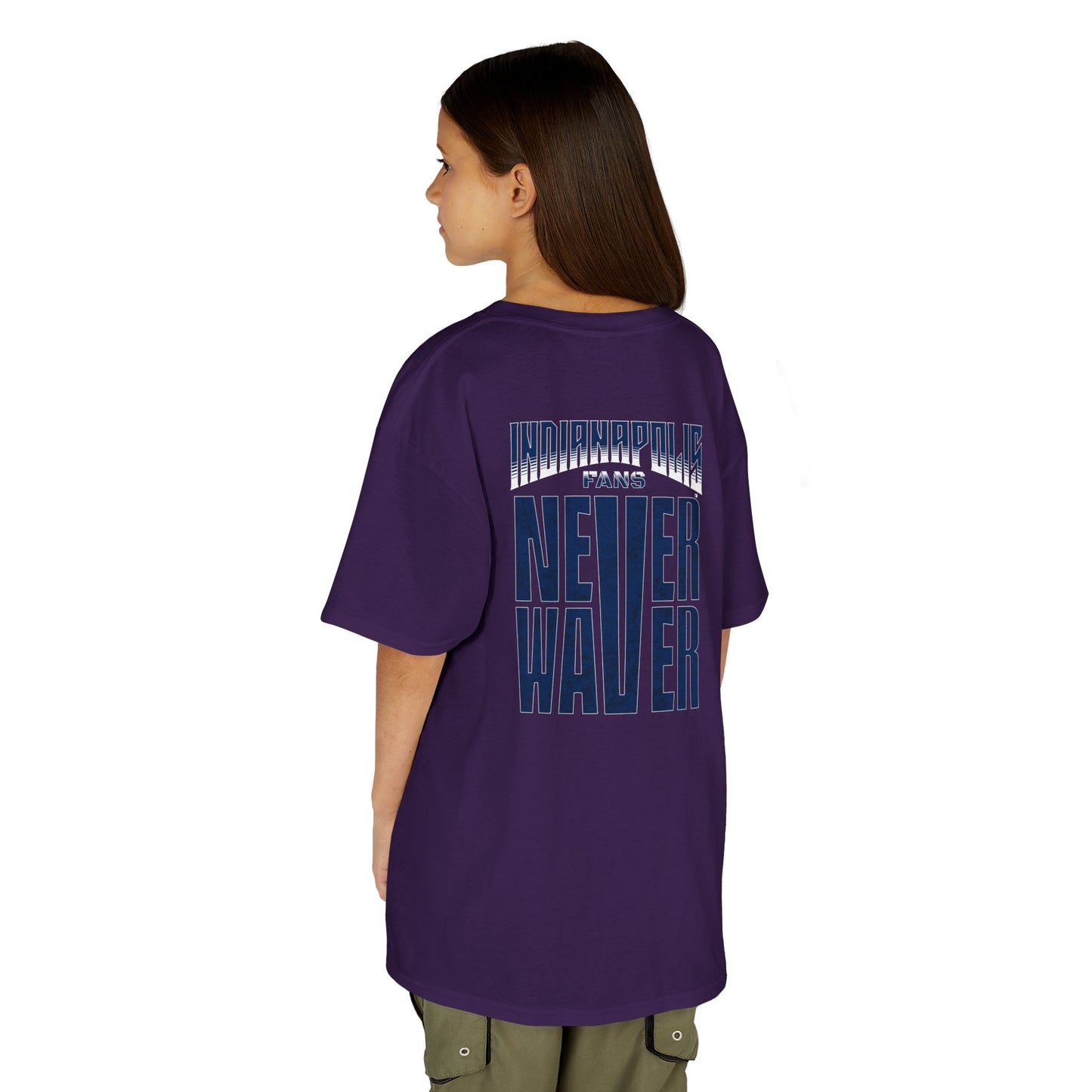 Indianapolis Fans Never Waver Kids Heavy Cotton™ Tee