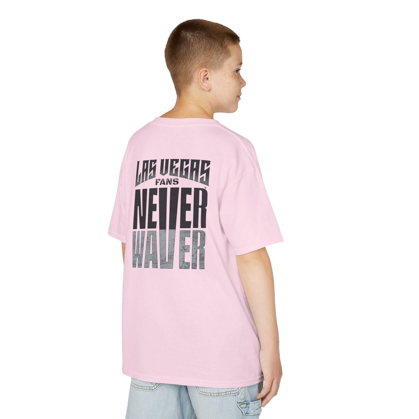 Las Vegas Fans Never Waver Kids Heavy Cotton™ Tee