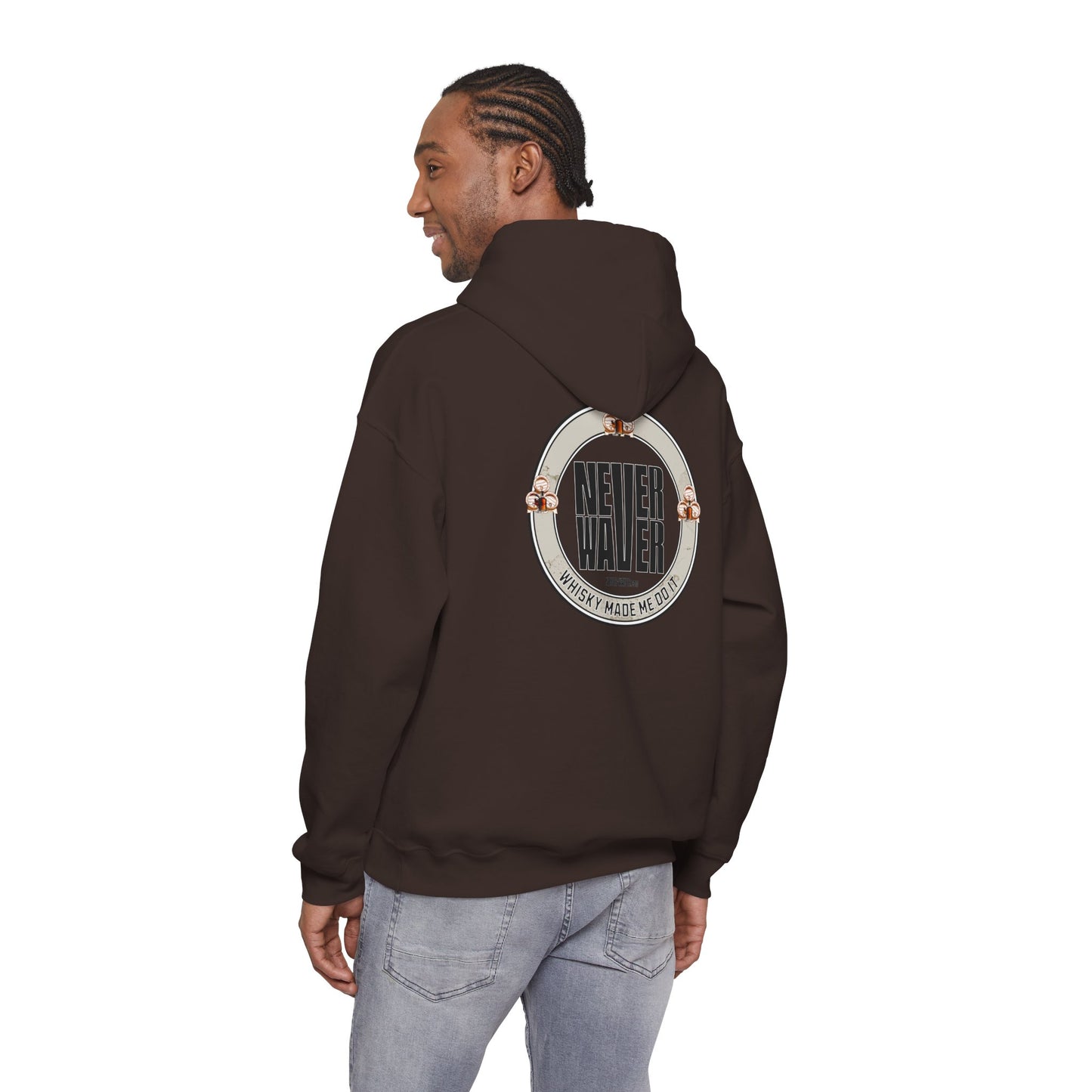 "Never Waver - Whiskey Made me do it?" Eco-Friendly Unisex Hoodie