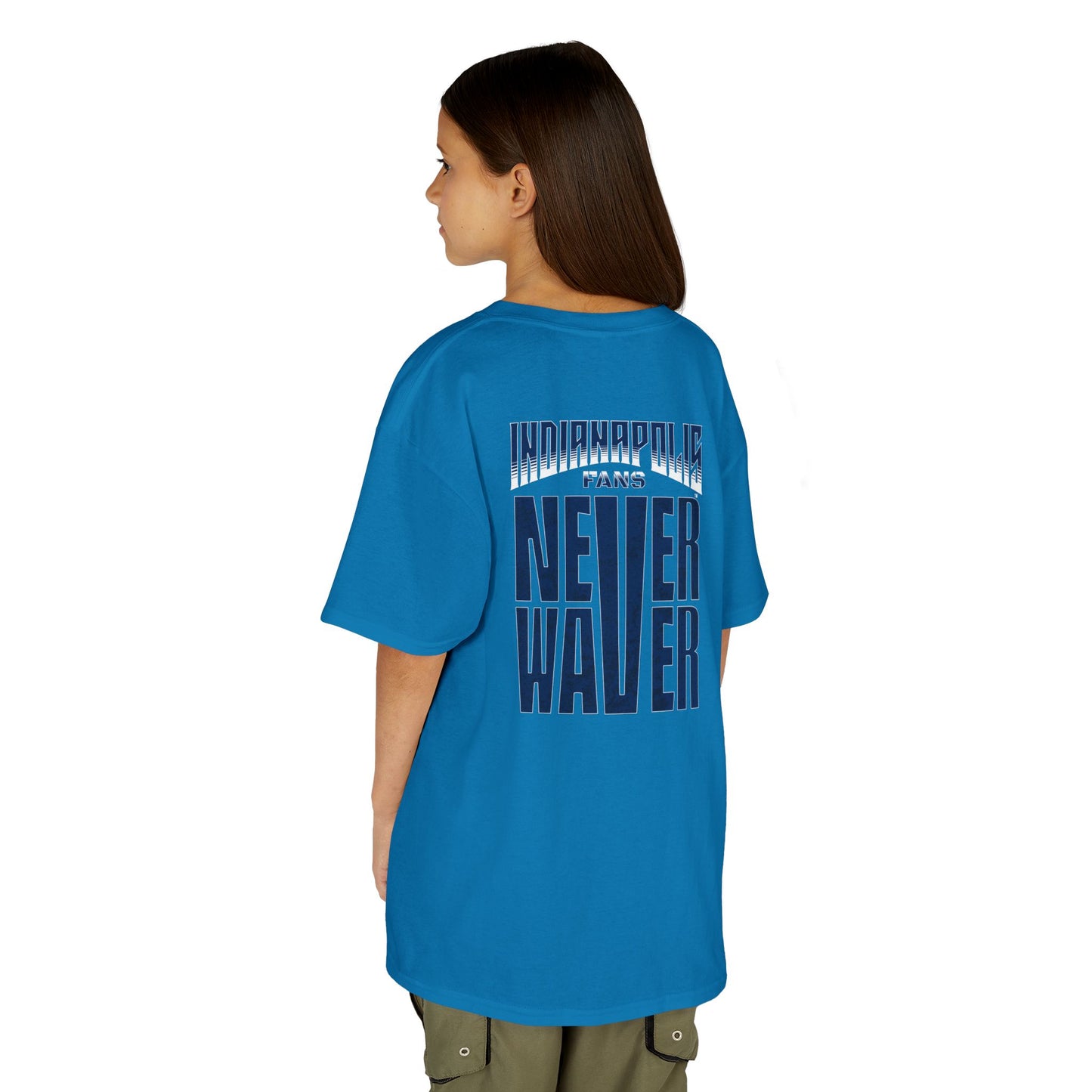 Indianapolis Fans Never Waver Kids Heavy Cotton™ Tee