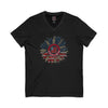 Unisex V-Neck Tee - Never Waver Be Red White & A little Bougie T-Shirt