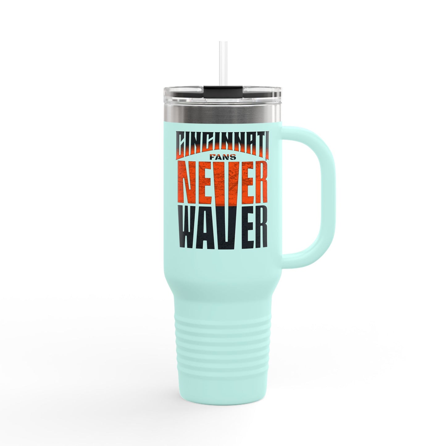 Cincinnati Fans Never Waver Insulated Travel Mug, 40oz