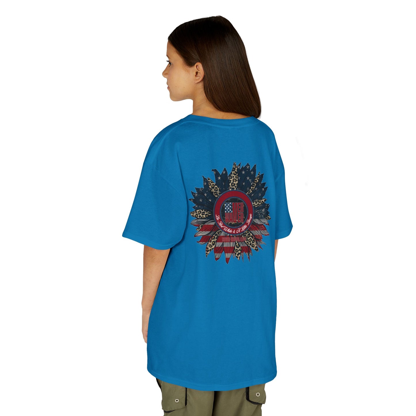 Kids Heavy Cotton™ Never Waver  Be Red White and- A Little Bougie Stylish, Comfortable Everyday Wear