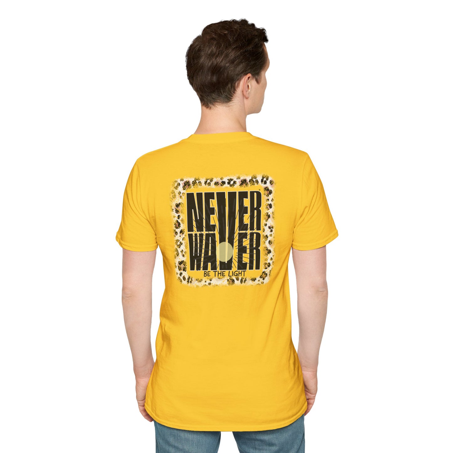 NEVER WAVER Be The Light Unisex Soft style T-Shirt