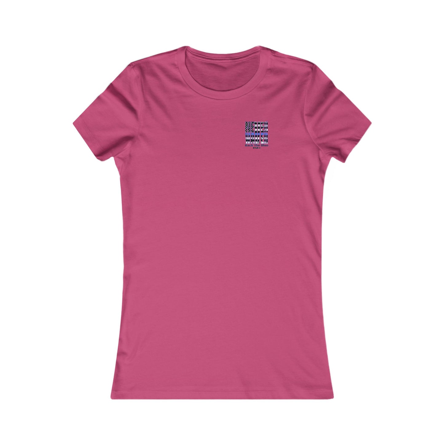 Never Waver Back The Blue Women's Tee