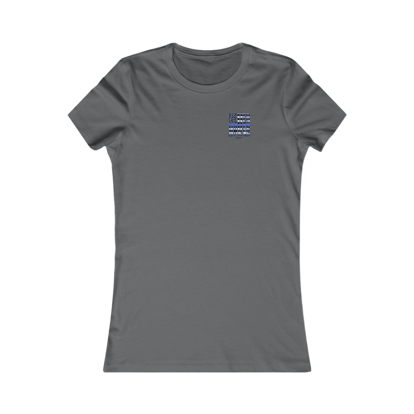 Never Waver Back The Blue Women's Tee