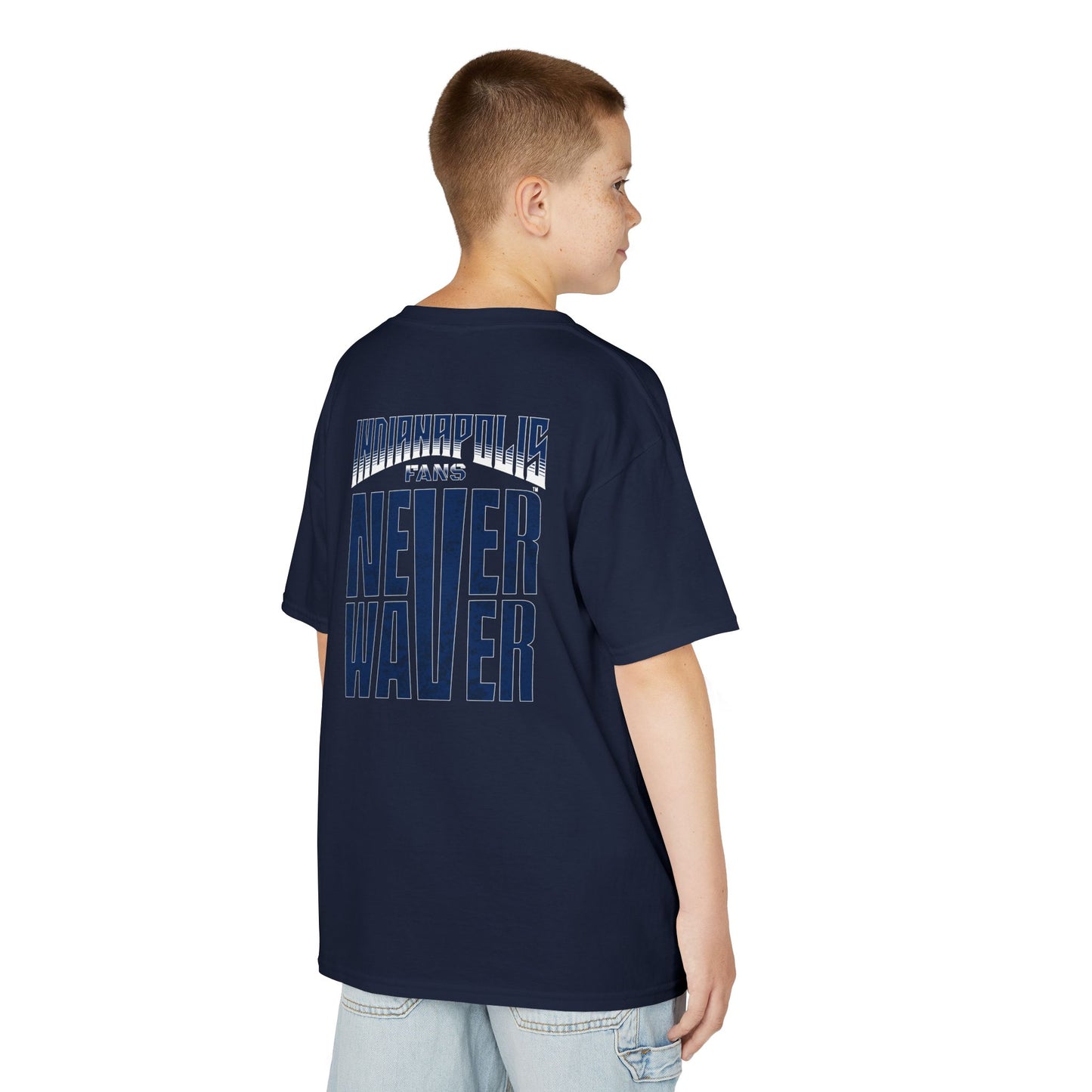 Indianapolis Fans Never Waver Kids Heavy Cotton™ Tee