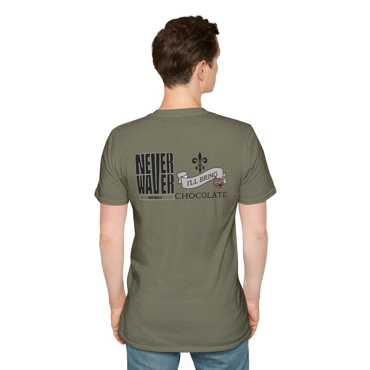Never Waver I'll Bring The Chocolate Unisex Softstyle T-Shirt