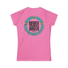 Never Waver Save Water Drink Tiki Drinks Women's Soft Style Tee