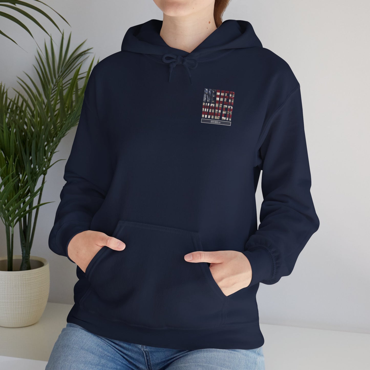 Respect Is Earned Never Waver It's Not Given Hoodie - Unisex Heavy Blend™ with Inspirational Design