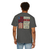 'Never Waver Husband Daddy Protector Hero ' Design Unisex Garment-Dyed T-Shirt