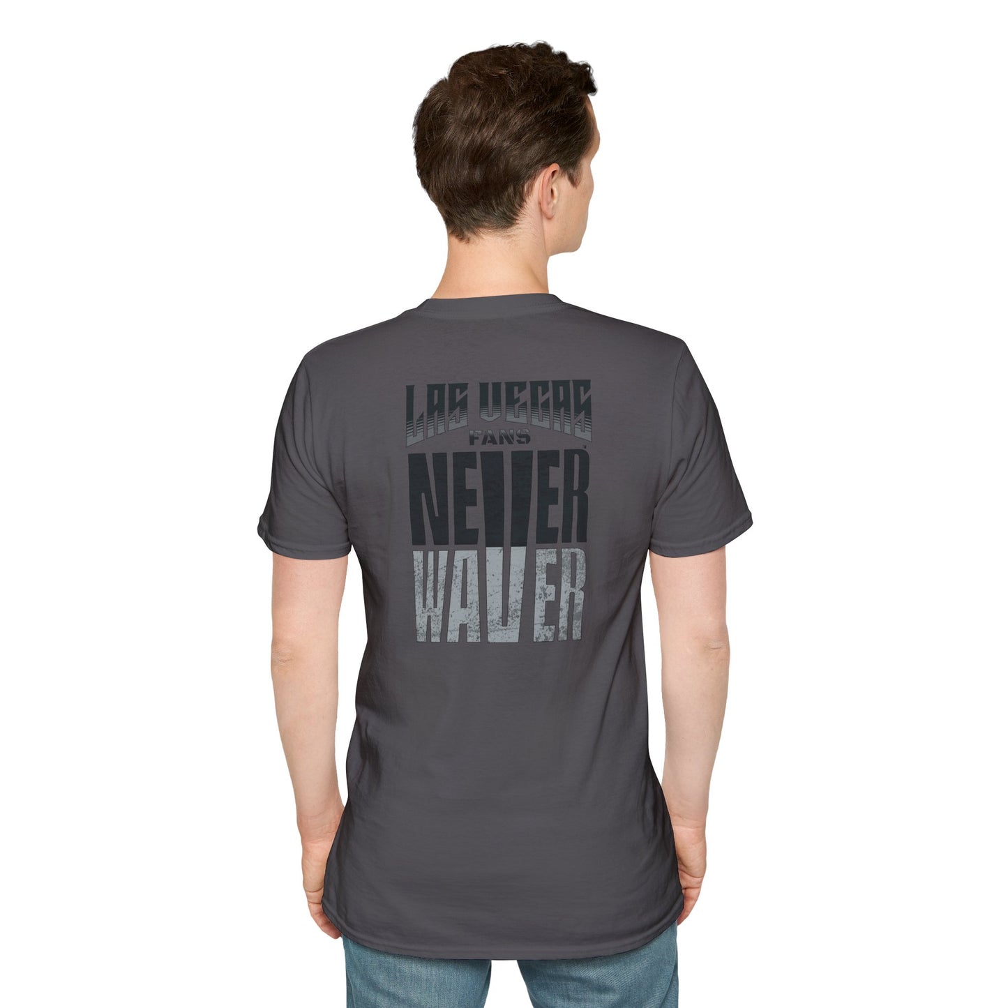 Las Vegas Fans Never Waver Unisex Softstyle T-Shirt
